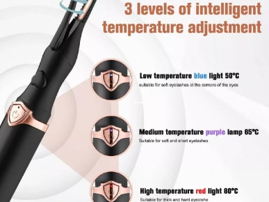 Recourbe-Cils Chauffant Électrique Rechargeable 2en1