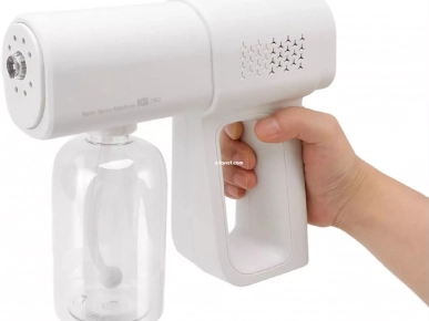 Pistolet désinfectant portable sans fil avec écran tactile