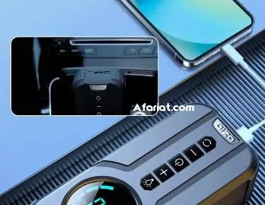 Compresseur d’air  multifonction  démarreur lampe power bank
