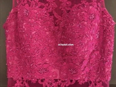 Robe longue Rose Promulias Paris