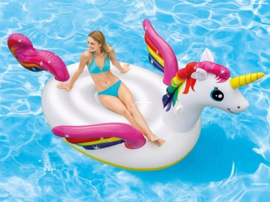 Bouée licorne gonflables marque intex