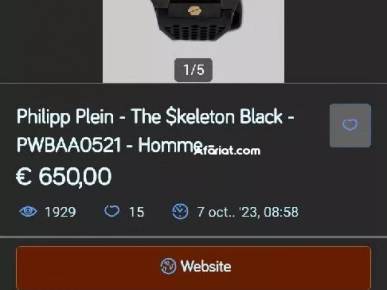 Philipp Plein $ketelon PWBAA0521