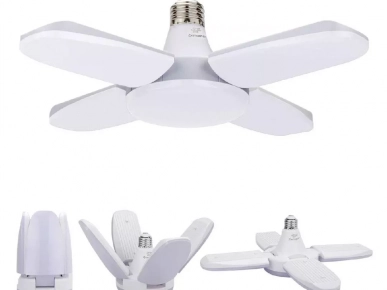 d'une lampe de garage à LED de 60W avec un culot