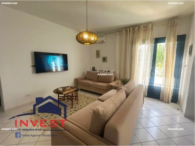 Duplex S+3 meublé avec jardin et terrasse au Golden Tulip