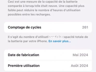 iphone 15 comme neuf jamais réparer