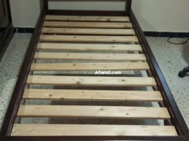 Joli Lit capitonné en Bois Blenz