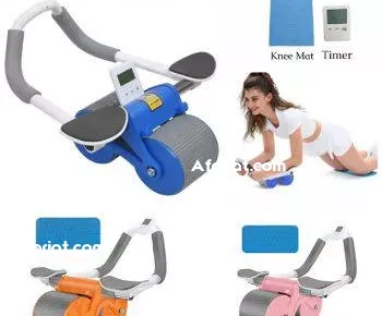 Rouleau Abdominal avec support coude Back Trainer 2en1
