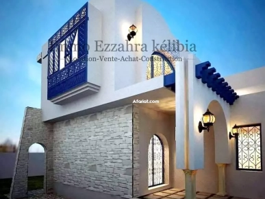 une villa neuve à vendre dans une quartier très calme à Ezzahra
