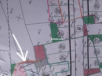 أرض للبيع 300 متر مربع _حي النزهة2_طريق تونس_القلعة الكبرى