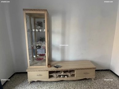 Meuble TV + Vitrine + Cadre