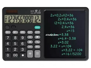Calculatrice avec Bloc-Notes