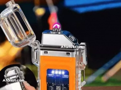 briquet électrique rechargeable à arc plasma.