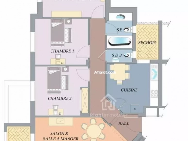 Pour la vente Ezzahra  Appartement  S+3