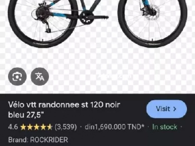 velo decathlon rockrider st 120