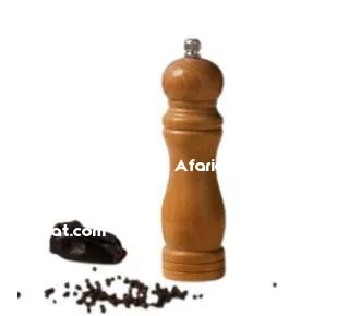 Moulin à Poivre et Épices 16 ou 20 cm en Bois Naturel