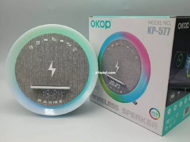 Enceinte Bluetooth multifonctions (chargeur radio horloge réveil)