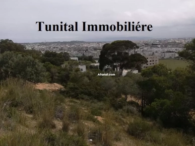 La marsa jbal khaoui  A vendre terrain vue panoramique