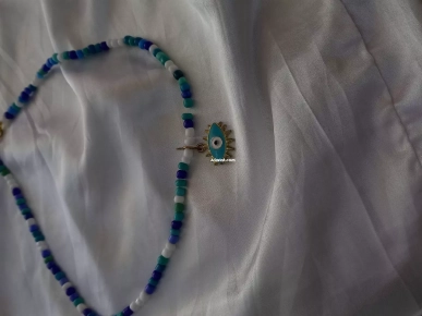 Colier bleu Colier bleu