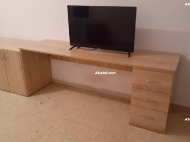 Bureau avec retour tout neuf