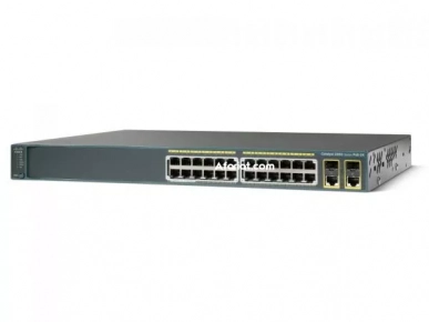 Cisco 2960 Plus Series PoE WS-C2960+24PC-L V01 24 Port Switch wit