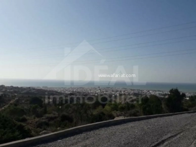 Terrain avec vue panoramique sur Hammamet