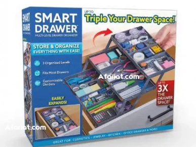 Organisateur de Tiroir Intelligent à 3 Niveaux