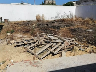 La marsa bhar lazreg A vendre terrain clôturé