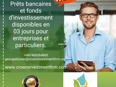 Prêts bancaires et fonds d'investissement Prêts bancaires et fonds d'investissement