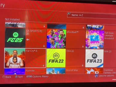 PS4 forsaaa jamais repare