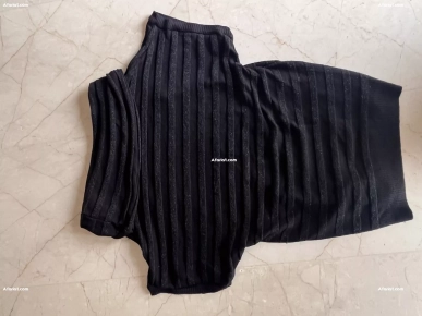 pull en maill à cole  pailleter court
