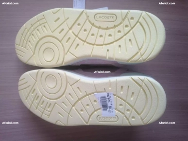 LACOSTE T-CLIP LEATHER GUM SOLE TRAINERS LACOSTE T-CLIP LEATHER GUM SOLE TRAINERS
