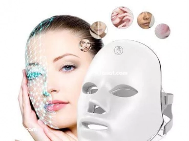 masque facial de luminothérapie LED 7 couleurs