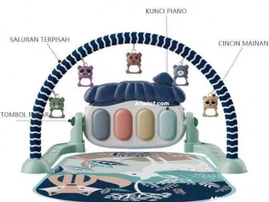 tapis d'éveil musical avec piano pour bébé marque tiibaby