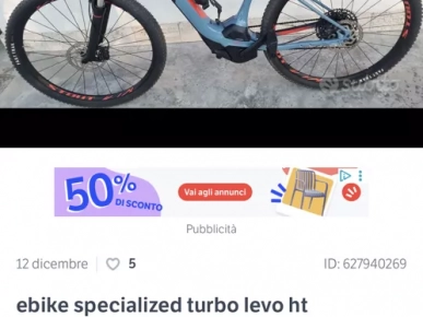 specialized levo turbo 5 batterie en très bonne état