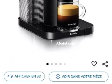 Nespresso Vertuo BNV220BLK1BUC1 Machine à café et à expresso Noir