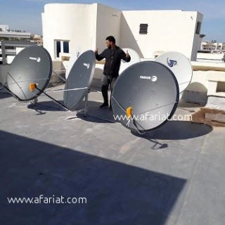 Annonce d'Offre catégorie Image et son à La Marsa région de Tunis: installation parabole caméra du surveillance 
