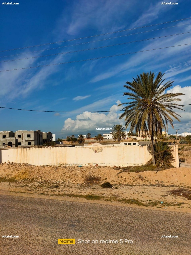 Terrain a vendre zone touristique Midoun
