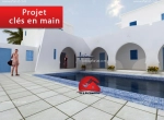 Annonce d'Offre catégorie Maison à Djerba - Houmt Souk région de Médenine: A VENDRE UN PROJET CLÉ EN MAIN D UN HOUCH A DJERBA 