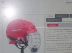 Annonce d'Offre catégorie Sport à Cité El Khadra région de Tunis: Casque de hockey BAUER 4500 original avec cage 
