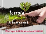 Annonce d'Offre catégorie Terrains à Hammamet région de Nabeul: Terrain constructible de Hammamet-yasmine 