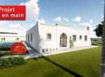 Annonce d'Offre catégorie Maison à Djerba - Houmt Souk région de Médenine: A VENDRE UN PROJET STYLE HOUCH A HOUMT SOUK DJERBA 
