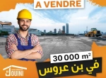 Annonce d'Offre catégorie Terrains à Ben Arous région de Ben Arous: Terrain industriel sur la route A ben arous 