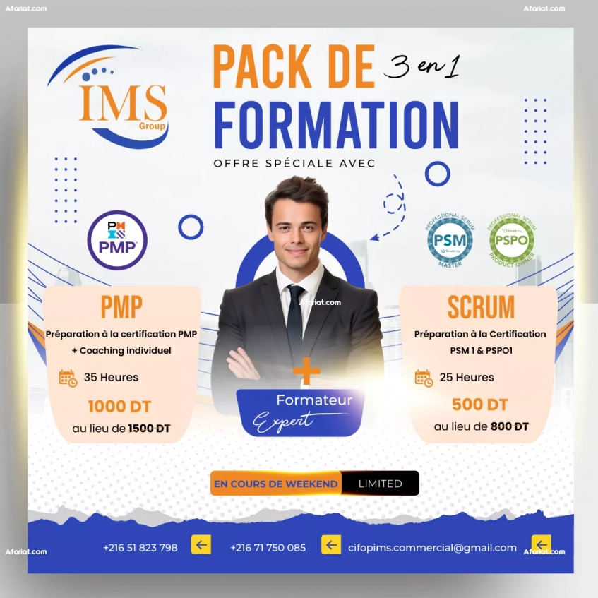 Pack SCRUM + PMP