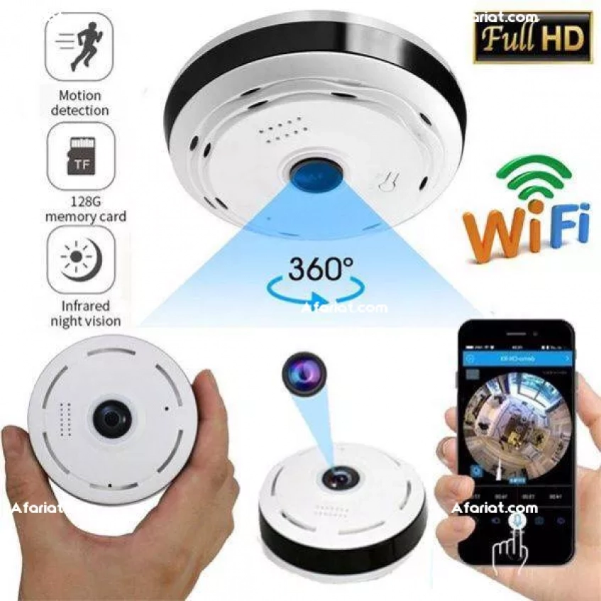 Caméra Panoramique WiFi 3MP 360° V380 pro