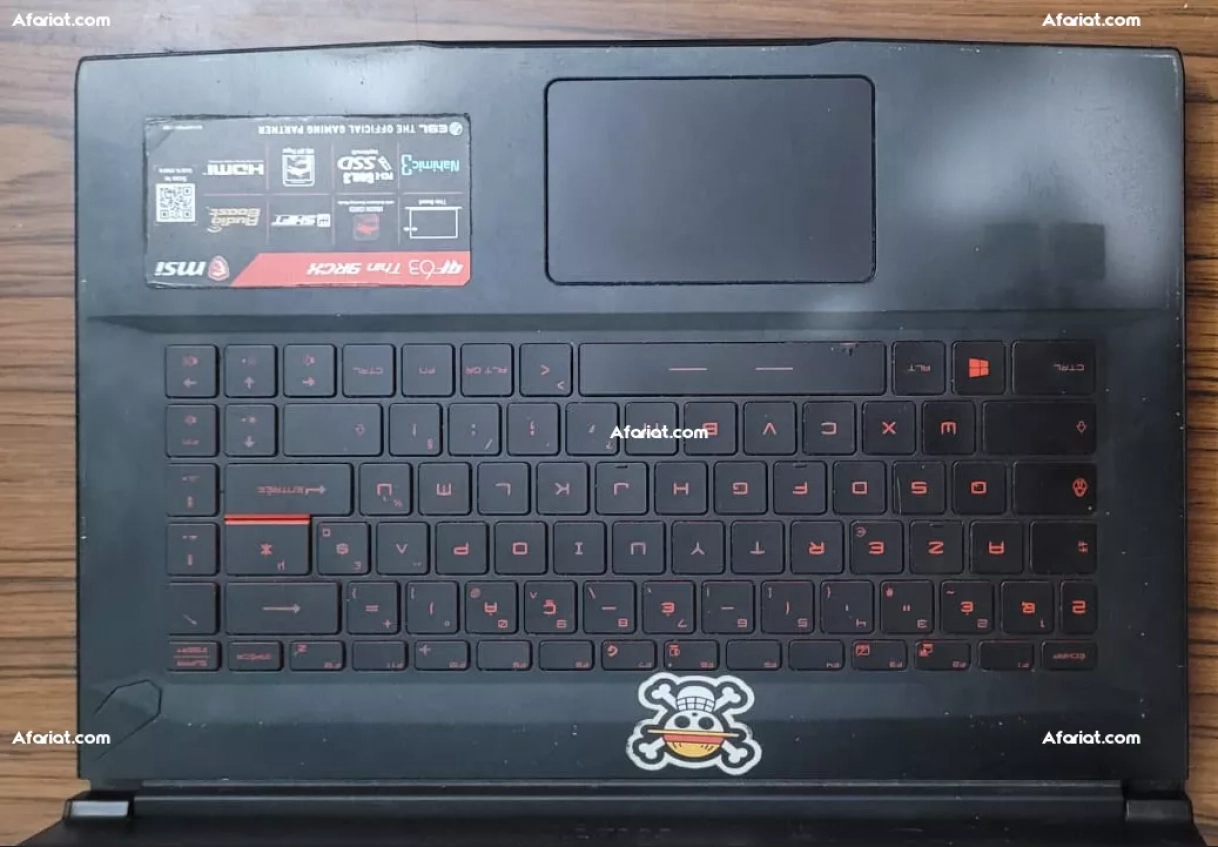 Pc portable gamer msi gf63 thin 9rcx i7 9eme 24go Ram