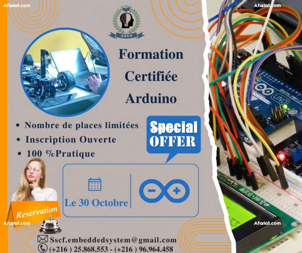 Formation Certifiée ARDUINO 30 Octobre