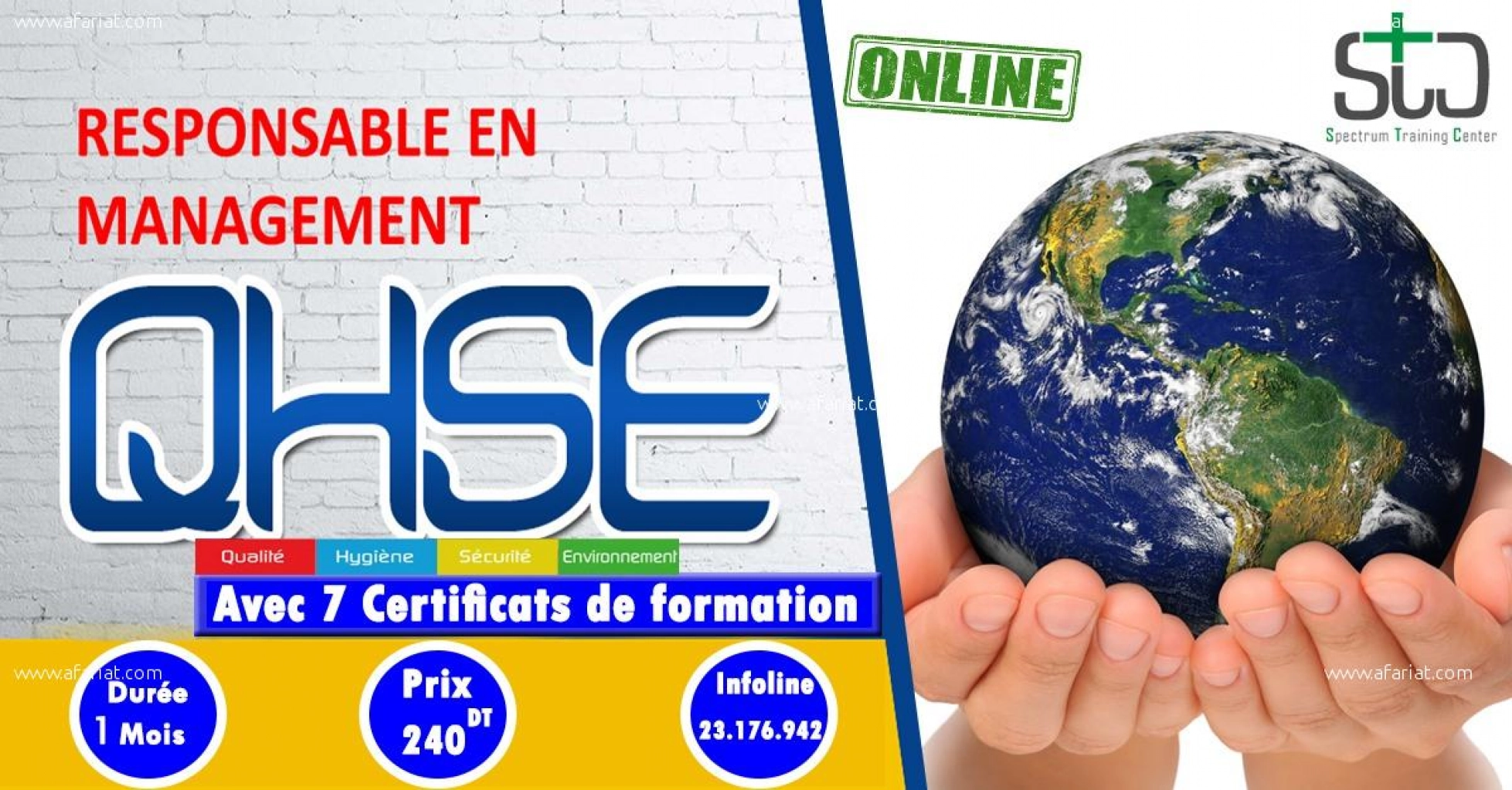 formation Responsable QHSE  en ligne