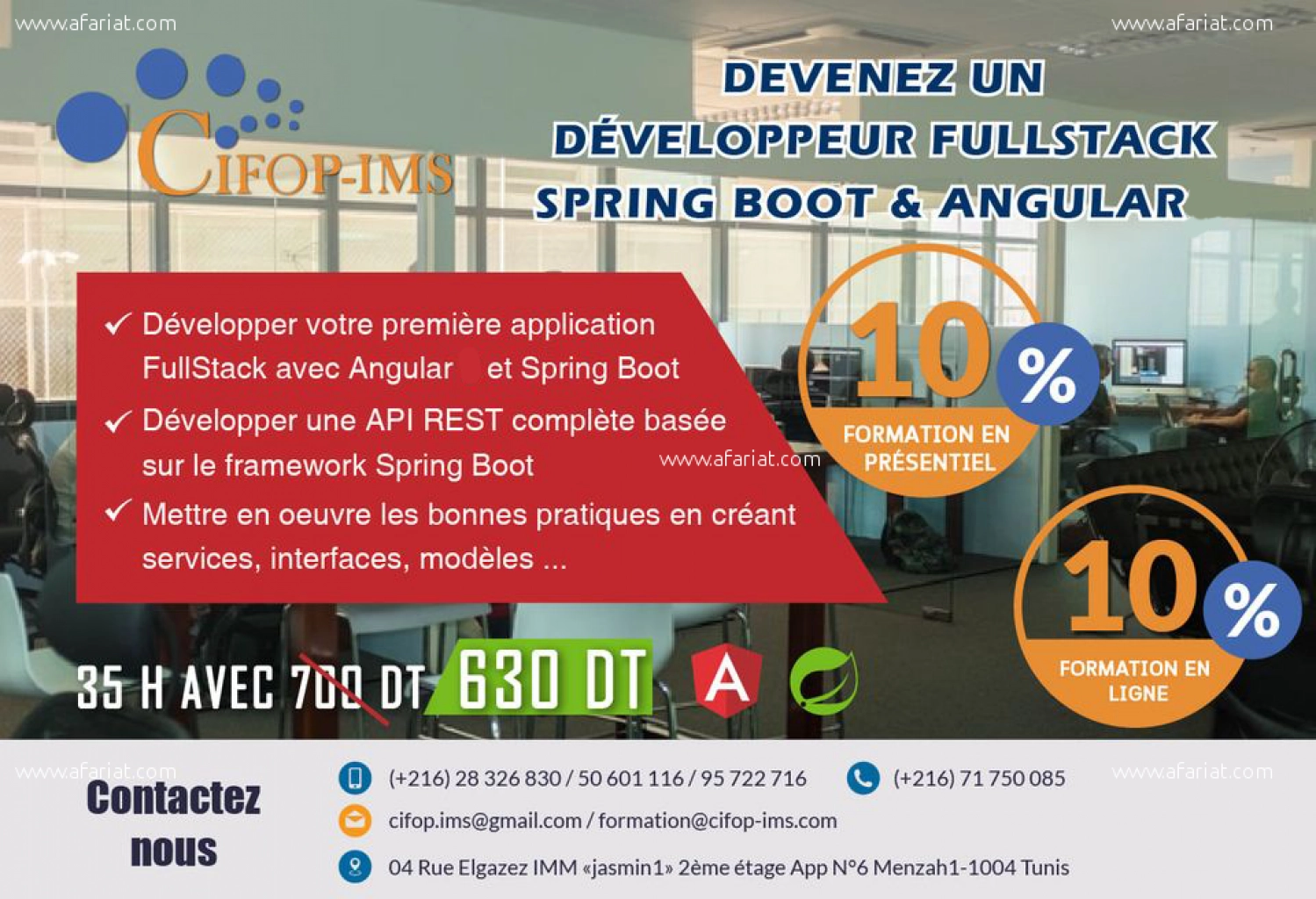 Formation pratique en Spring_Boot & #Angular