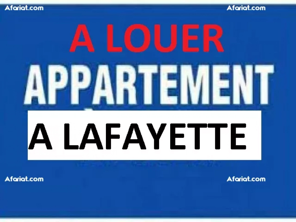 A LOUER APPARTEMENT A LAFAYETTE