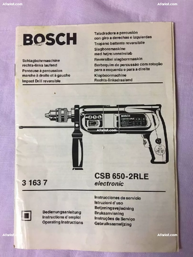 PERCEUSE BOSCH CSB 650 2RLE ORIGINAL